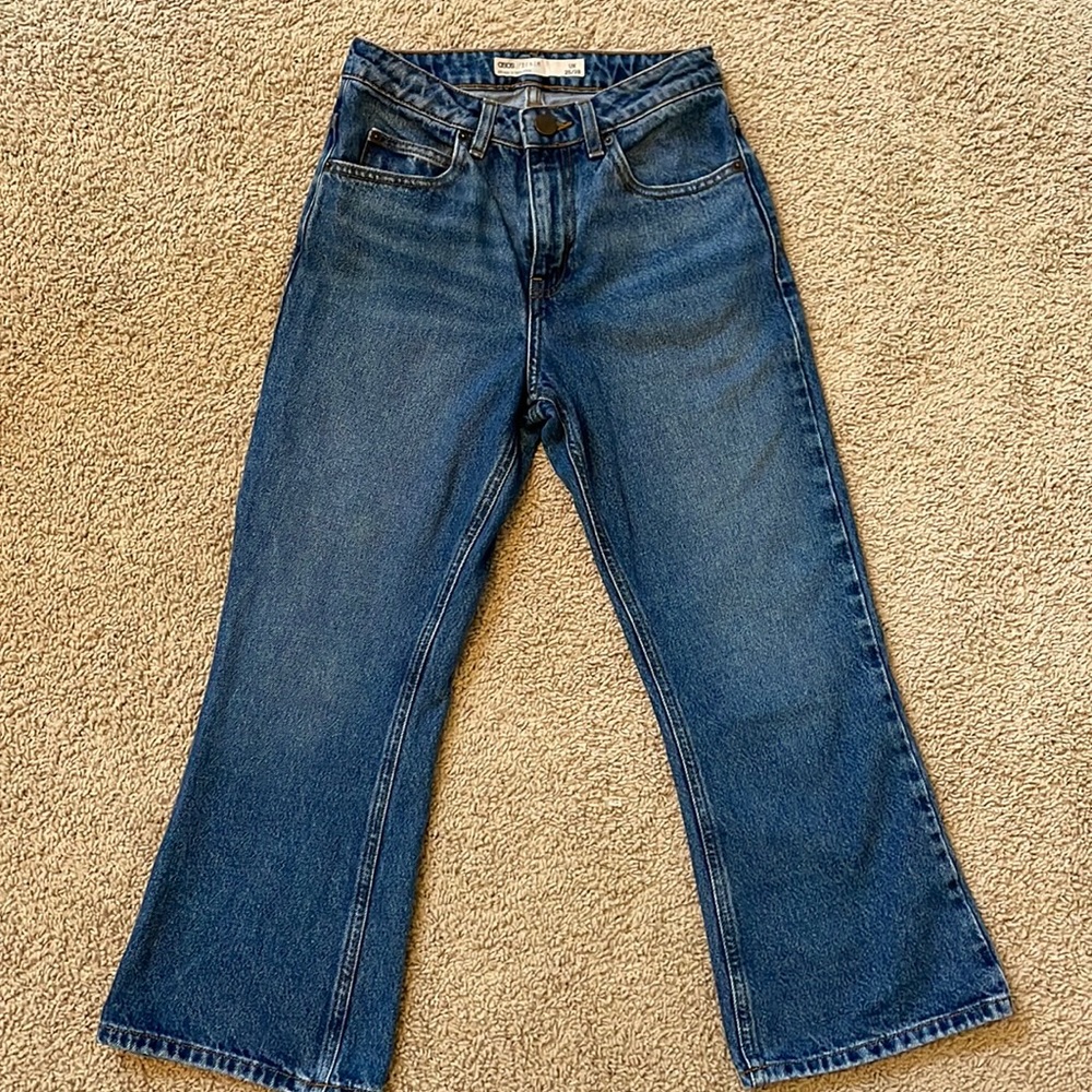 ASOS crop flare jeans